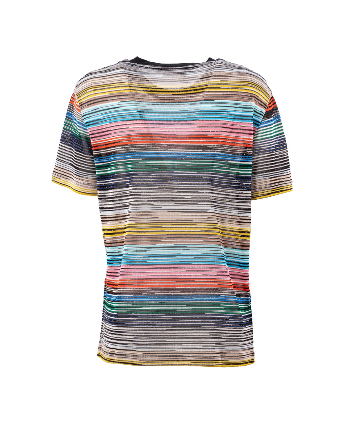 shop MISSONI  T-shirt: Missoni t-shirt muticolor.
Maniche corte.
Logo a scritta in corsivo.
Vestibilità regolare.
Composizione: 97% viscosa, 3% fibre metalizzate.
Made in Italy.. DS24WL08 BT0088-SM9D1 number 5897888